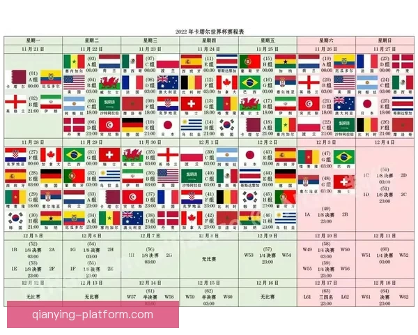 2026年世界杯完整赛程及各阶段比赛时间安排一览