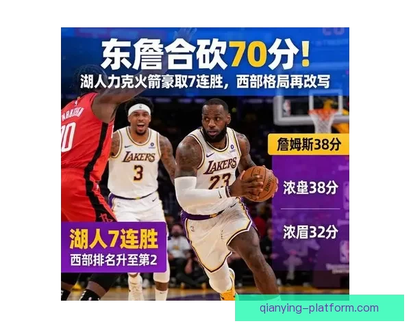 湖人锁定西部第三最后八场全力冲刺东詹里首轮或遇火箭